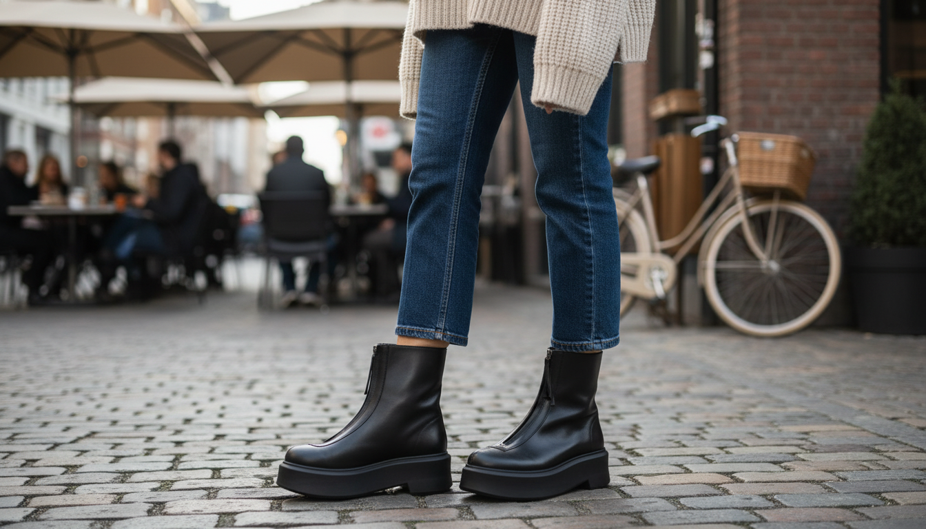 The Row Calfskin Platform Ankle Boots: Fit & Styling